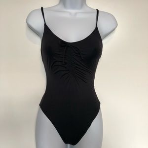 Black JCrew cheeky one piece bathing suite